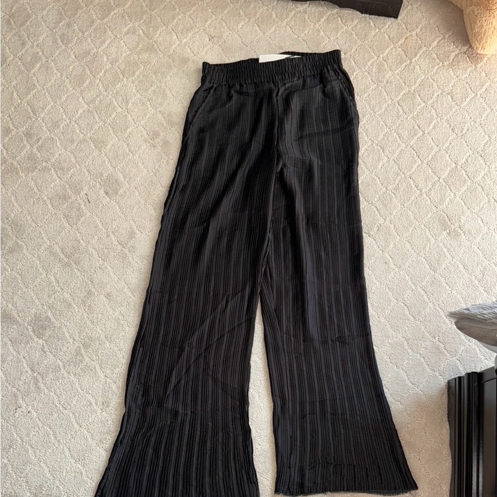 ZARA Elegant Black Wide-Leg Pants